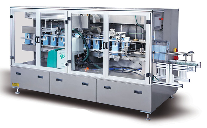 食品灌裝自動立式裝盒機